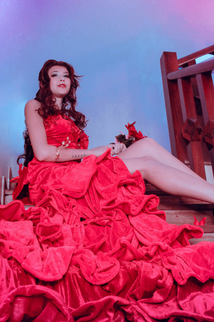 Aerith Gainsborough - Red Dress I Cosplay by rizzyun on DeviantArt
