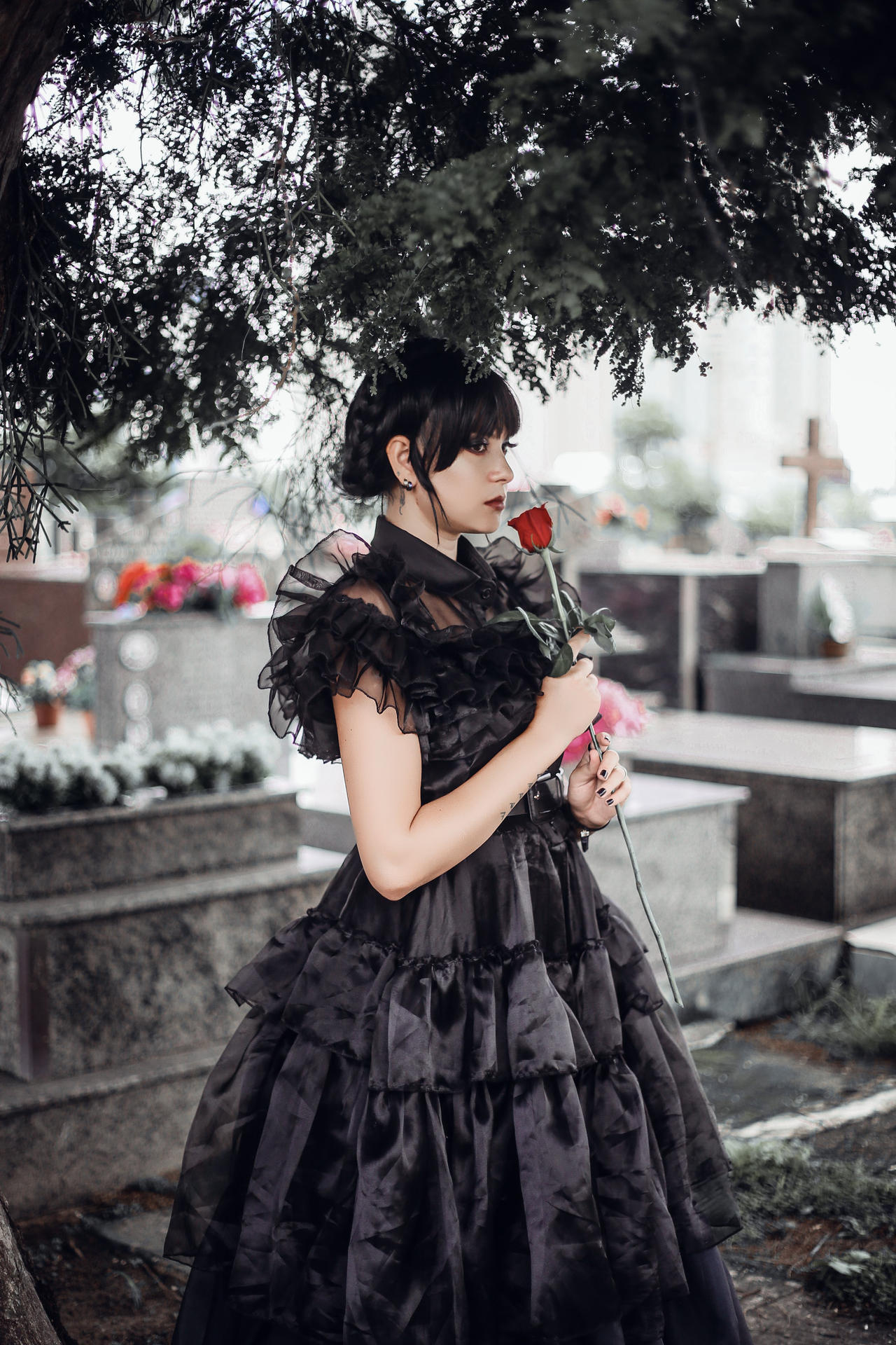 Wednesday Addams Cosplay I by rizzyun on DeviantArt