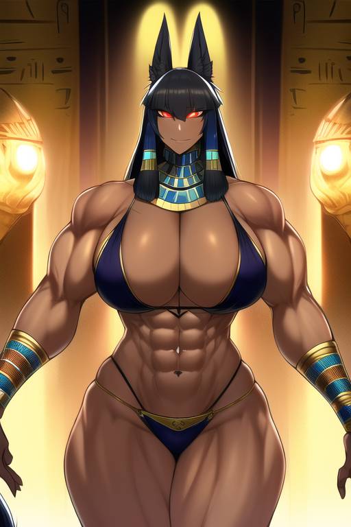 Roblox R63 Muscular Anubis Girl by MuscleFoxie89 on DeviantArt