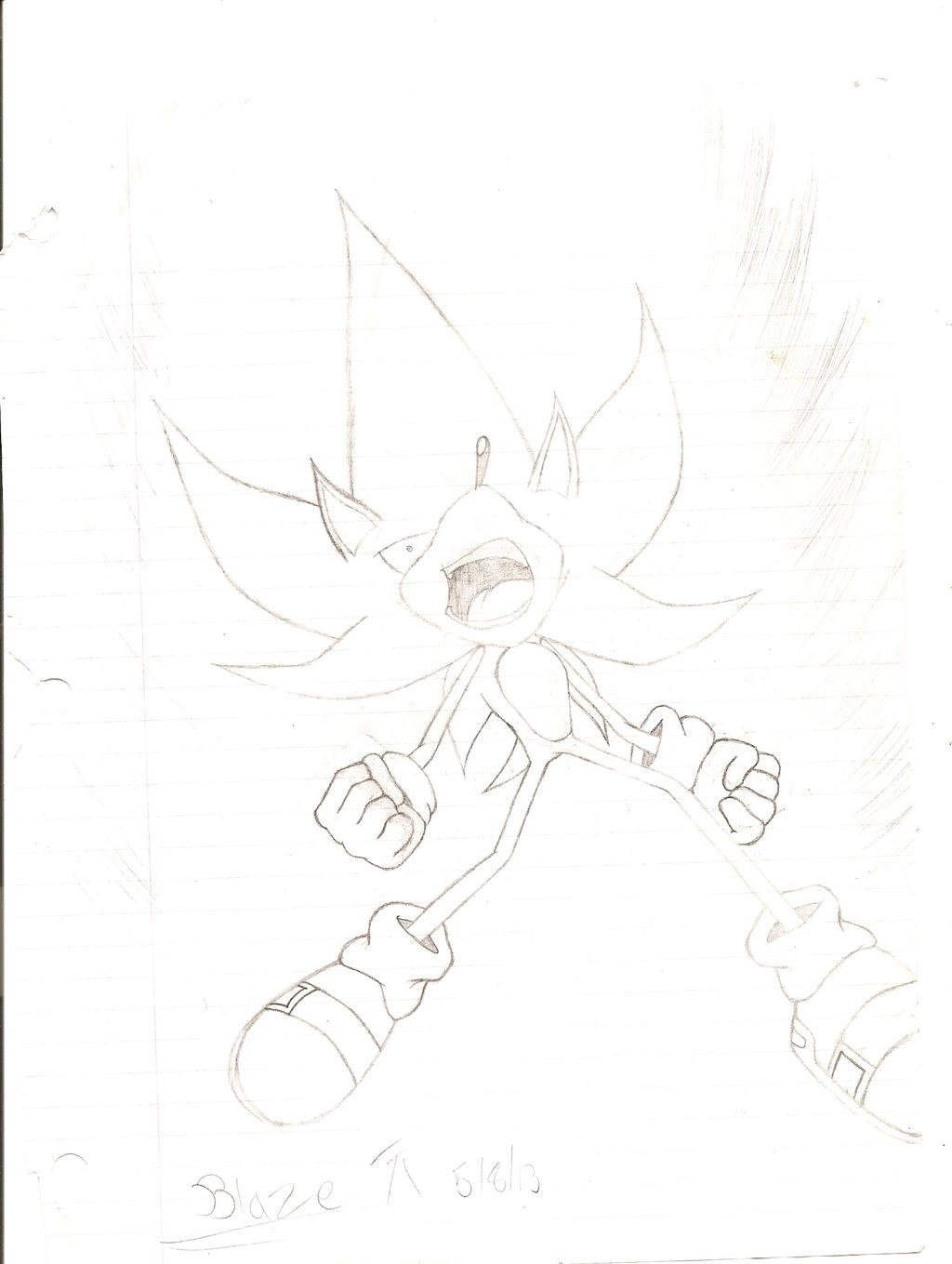 Super Sonic - Rage by BlazerKen94 on DeviantArt