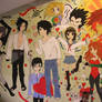 Anime and Cartoon Mural