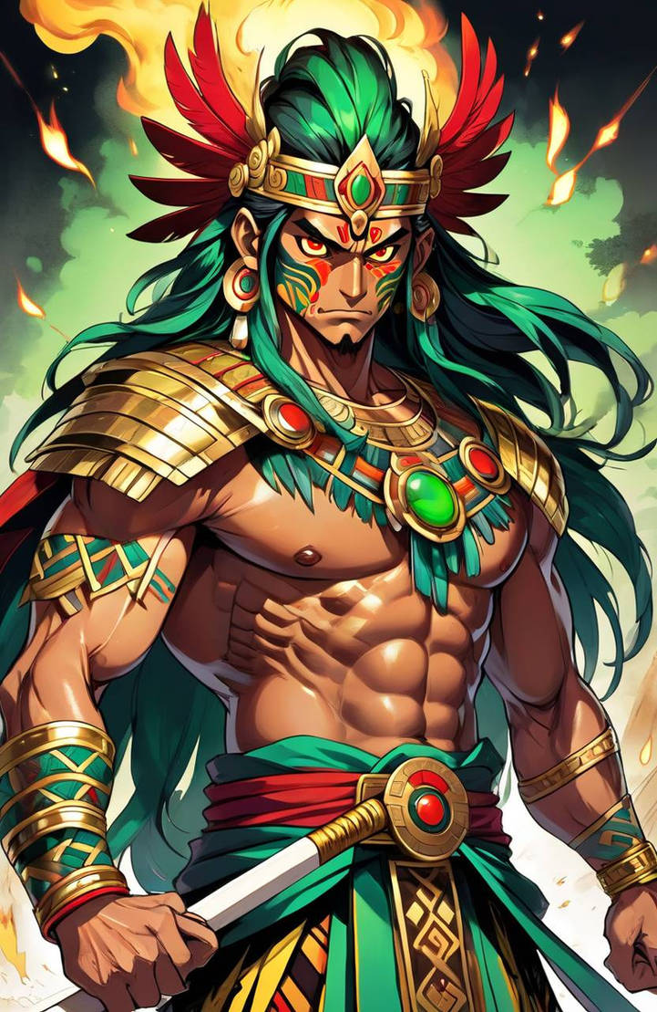 AztecWarrior by DraigarArt on DeviantArt