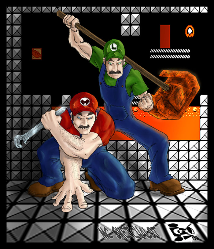 Mario Bros - By Mc Sketchalot