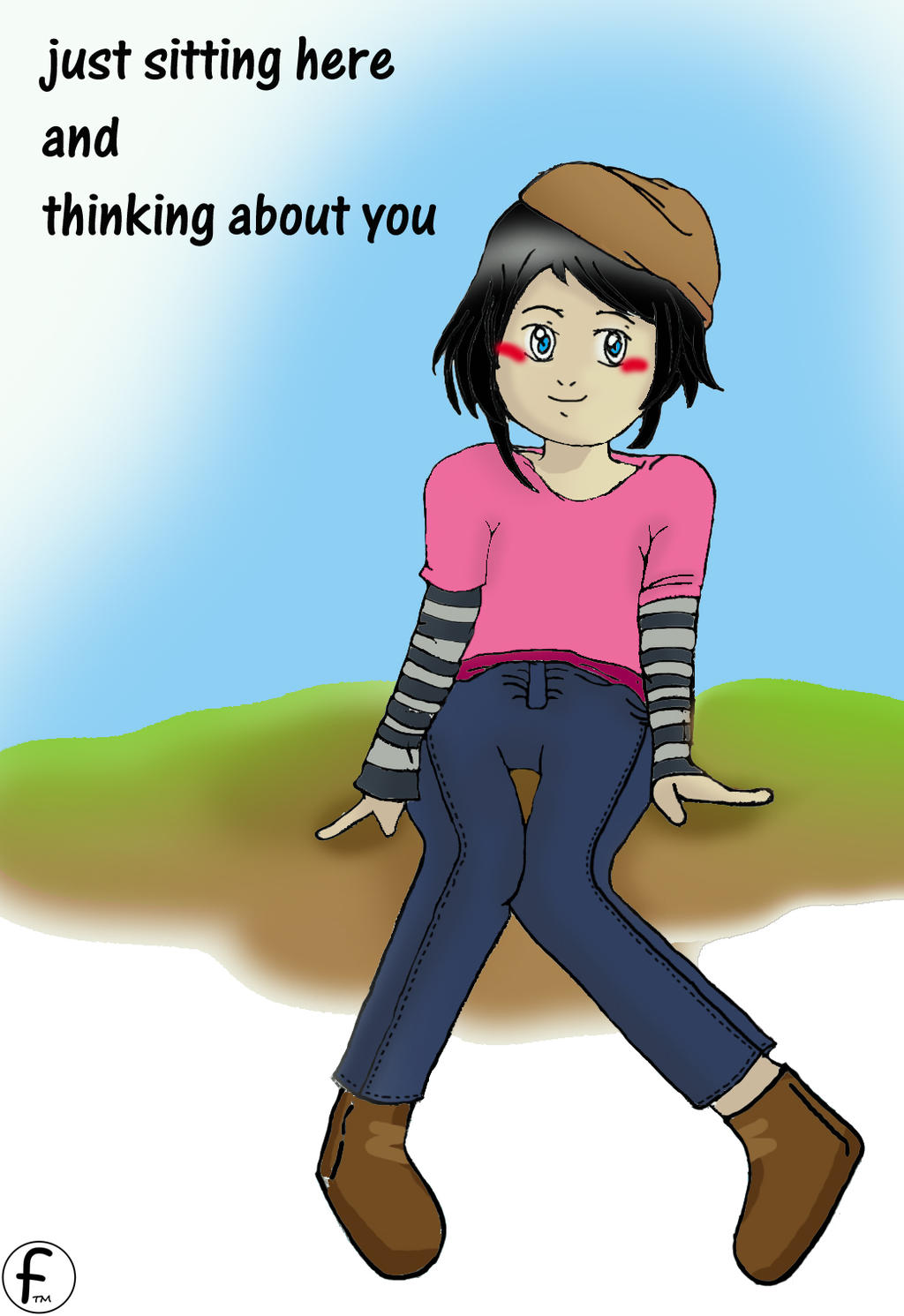Just Sitting Here And Thinking About You By Petmee On Deviantart Just Sitting Here And Thinking About You By Petmee On Deviantart