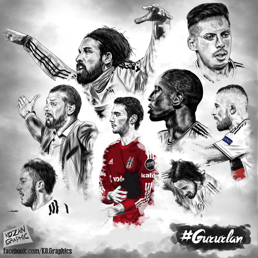 Wallpaper Besiktas JK, Beşiktaş, Illustration | Poster