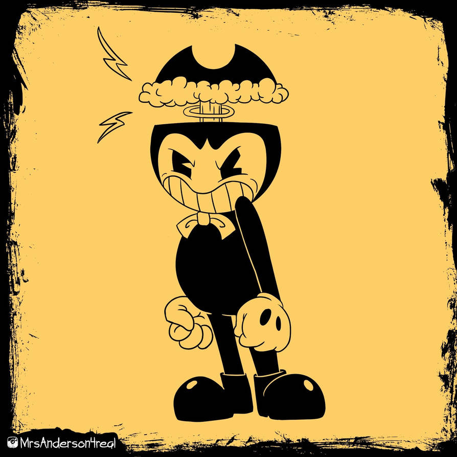 Bandy Ink Angry / Bendy And The Ink Machine by MuffuBunBun on DeviantArt