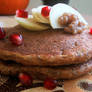 Apple Pumpkin Oat Pancakes