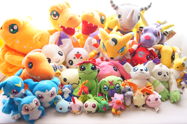 Big Ole Group of Digimon Plush