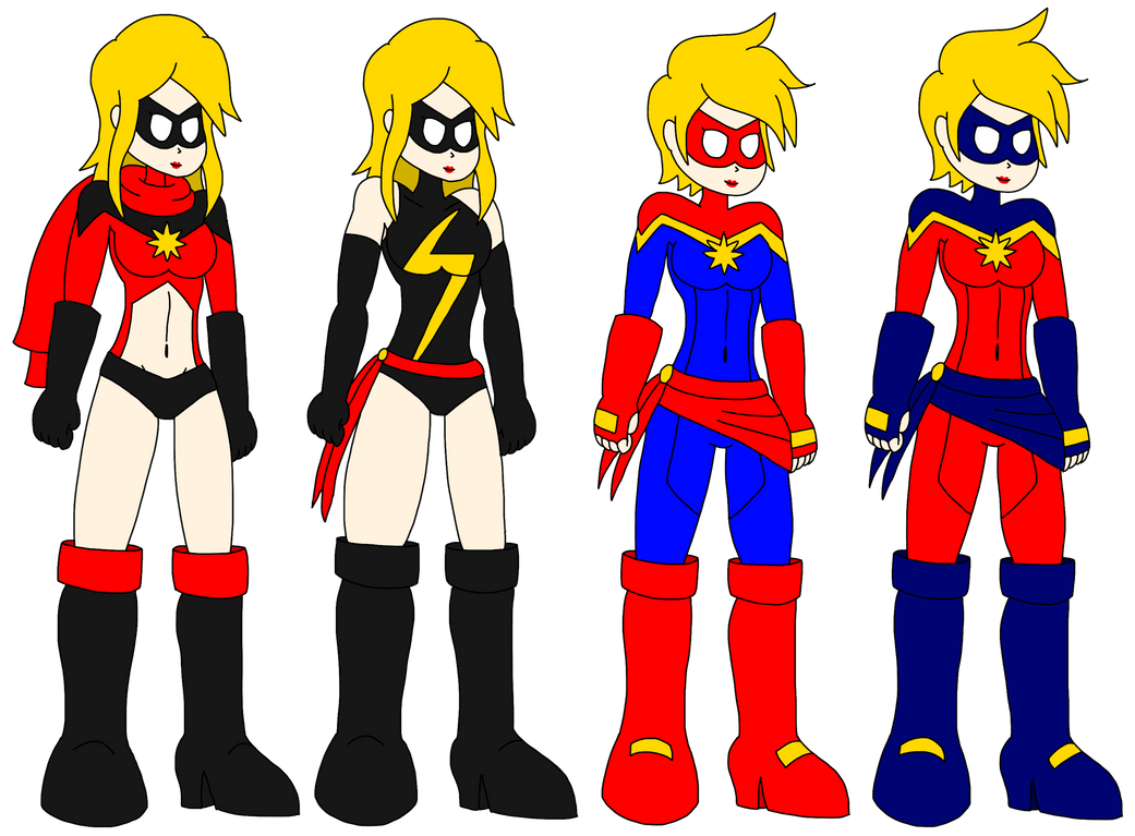 Carol Danvers (Ms Marvel and Captain Marvel) by threadman1905 on DeviantArt