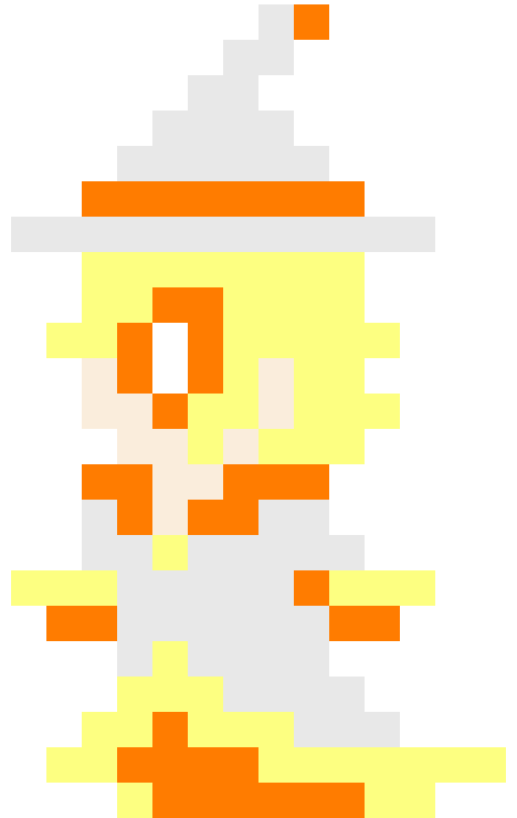 8-Bit Candle Witch (Mysterious) by threadman1905 on DeviantArt