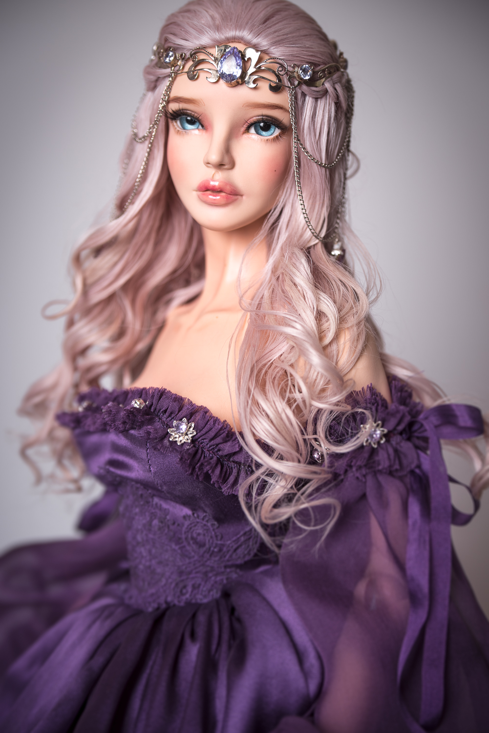 Virginia in a Violet Fantasy Princess Set