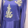 Kasem sultan blue sleeveless dress