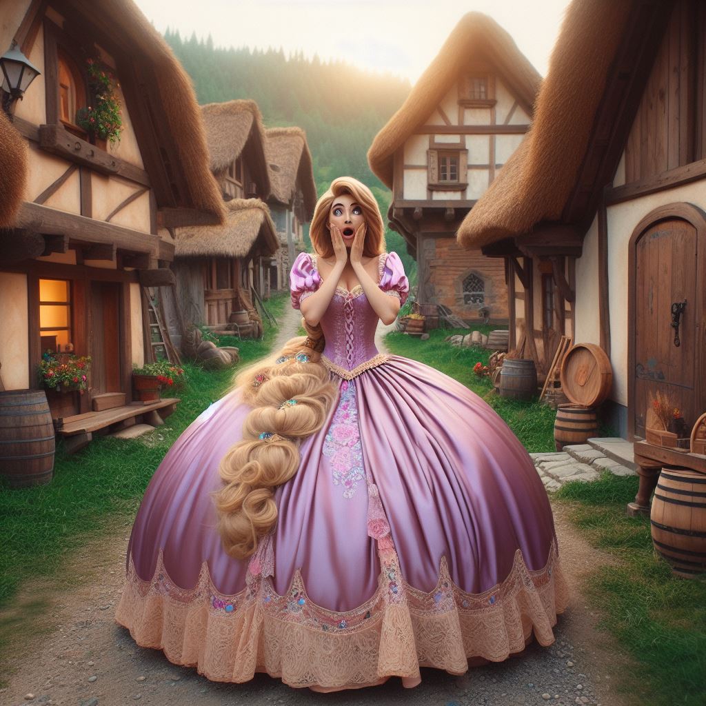 Rapunzel Inflation Rapunzel Inflategown (2) by omaru5562 on DeviantArt