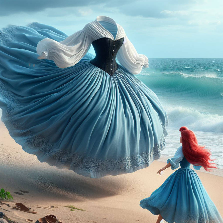 Ariel Catch Big Gown (4) by omaru5562 on DeviantArt