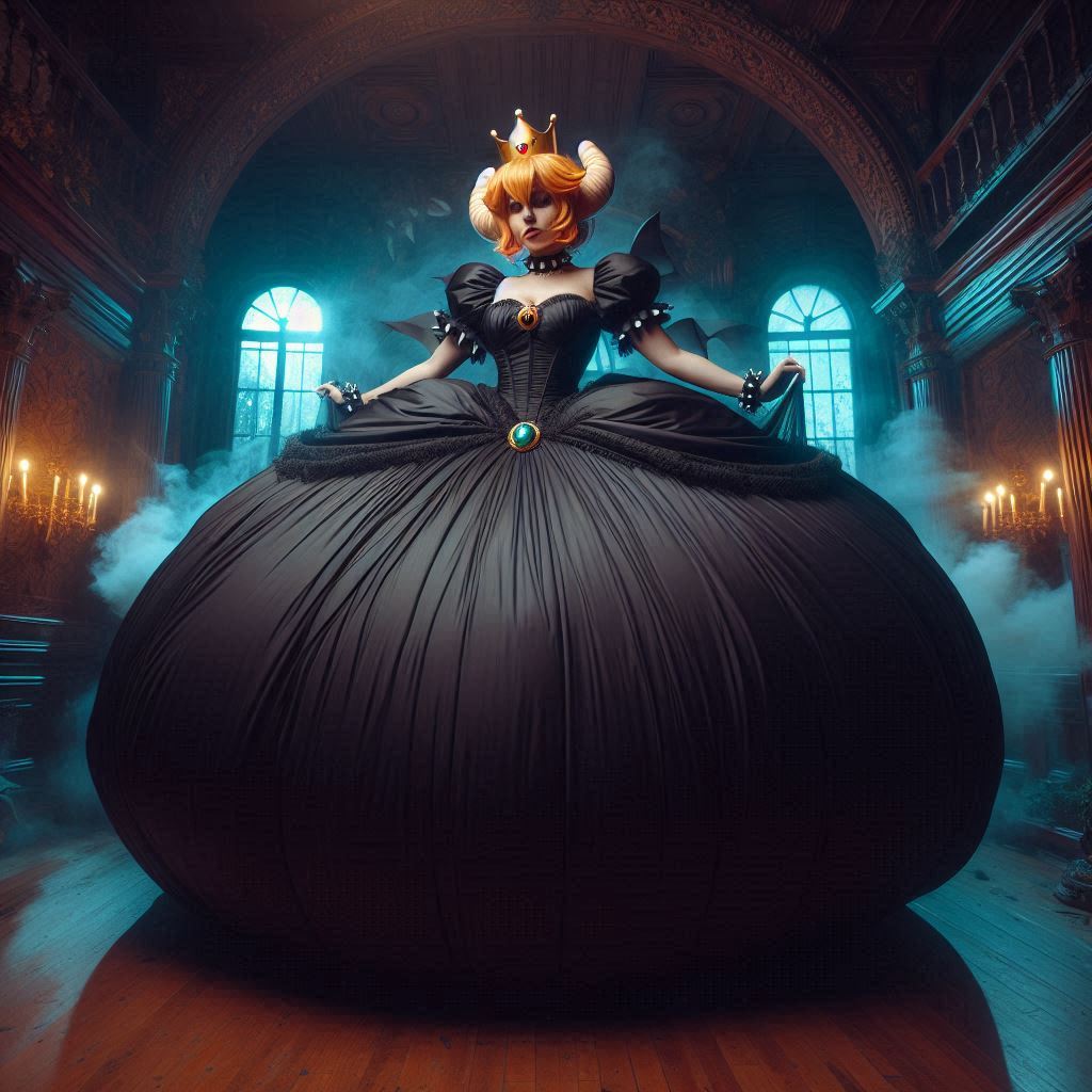 Bowsette Inflate Gown (56) by omaru5562 on DeviantArt