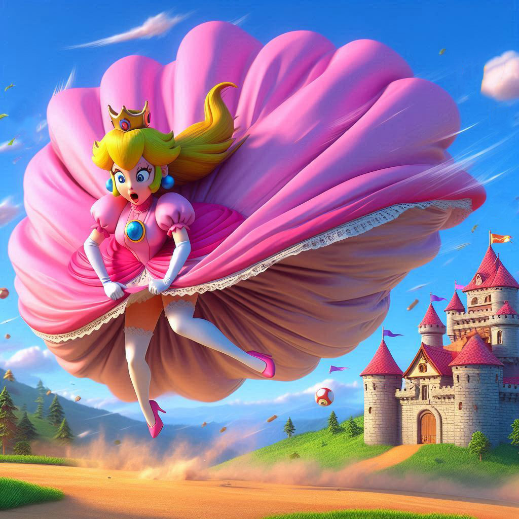 Peach Parachute Dress (55) by omaru5562 on DeviantArt Peach Parachute Dress (55) by omaru5562 on DeviantArt