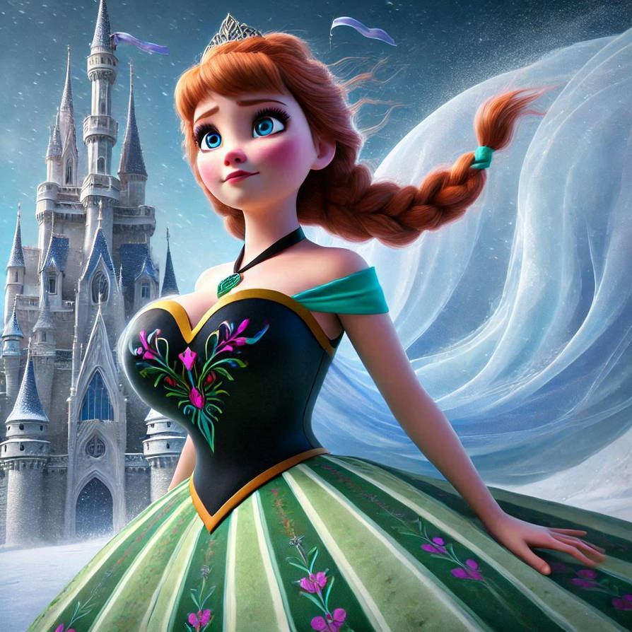 Anna Cartoon (9) by omaru5562 on DeviantArt