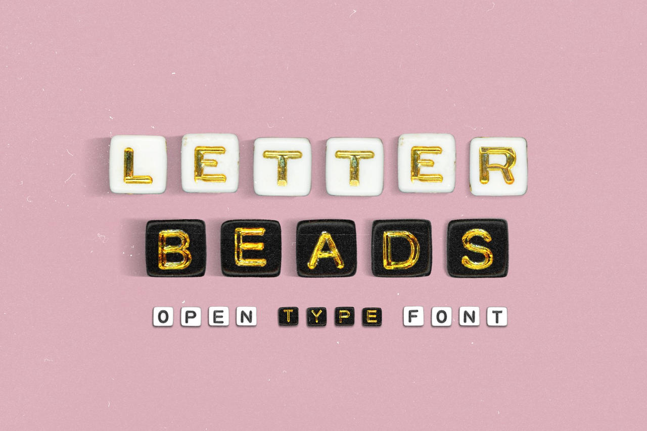 Bead Lettering Letter Beads Alphabet Bead Font by norahiobuttogo on DeviantArt