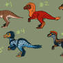 ADOPT: Chibi Raptor Sheet 1 (1/5 Open)