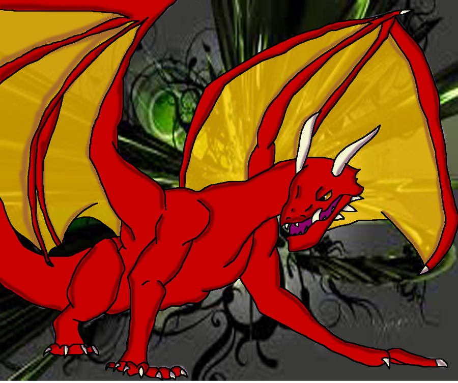 Angst Dragon Angry Dragon by RaesArt23 on DeviantArt