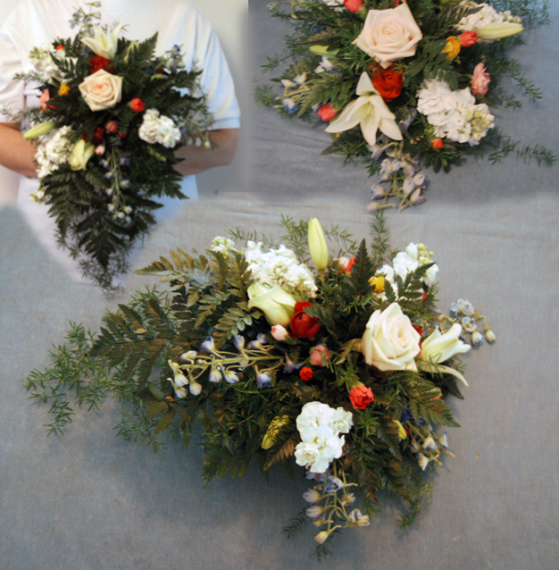 Dangling Bridal Bouquet