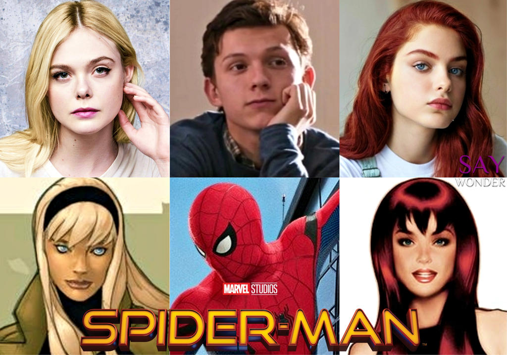 Spider Man Gwen Stacy Mary Jane Watson Fan Cast By Saywonderland On
