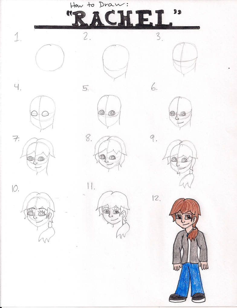 How to Draw: Rachel by WishExpedition23 on DeviantArt