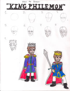 How to Draw: King Philemon from Walt's Princess