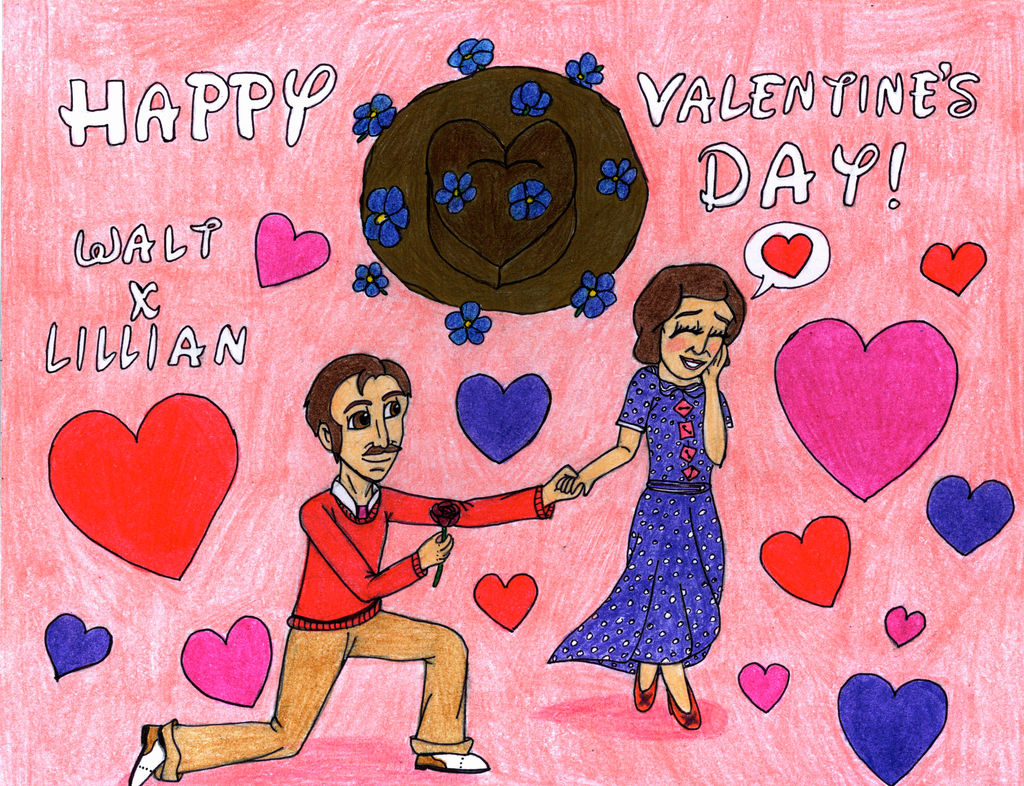 Walt and Lillian Disney Valentines Day by WishExpedition23 on DeviantArt