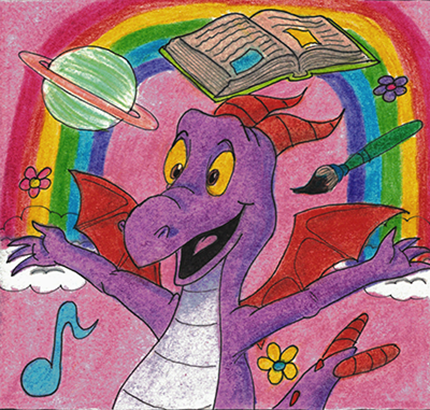 Disney Dreamer's Quilt - Figment by WishExpedition23