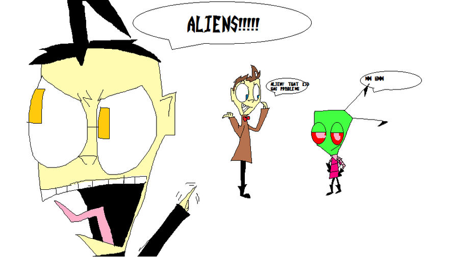 Dib spots aliens