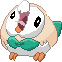 mitsuAAAA Pixelart Rowlet Emote by mizutsunee