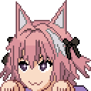 mitsuLurk Pixelart Astolfo Emote by mizutsunee