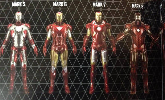 Iron Man Armors Mark V - VIII