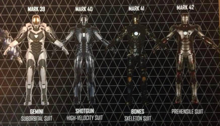 Iron Man Armors Mark XXXIX - XLII