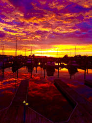 San Leandro Marina sunset