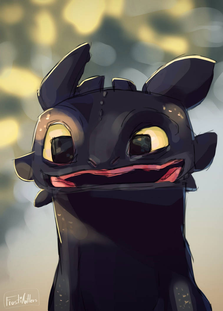 Toothless Smile by FrostiAntlers on DeviantArt