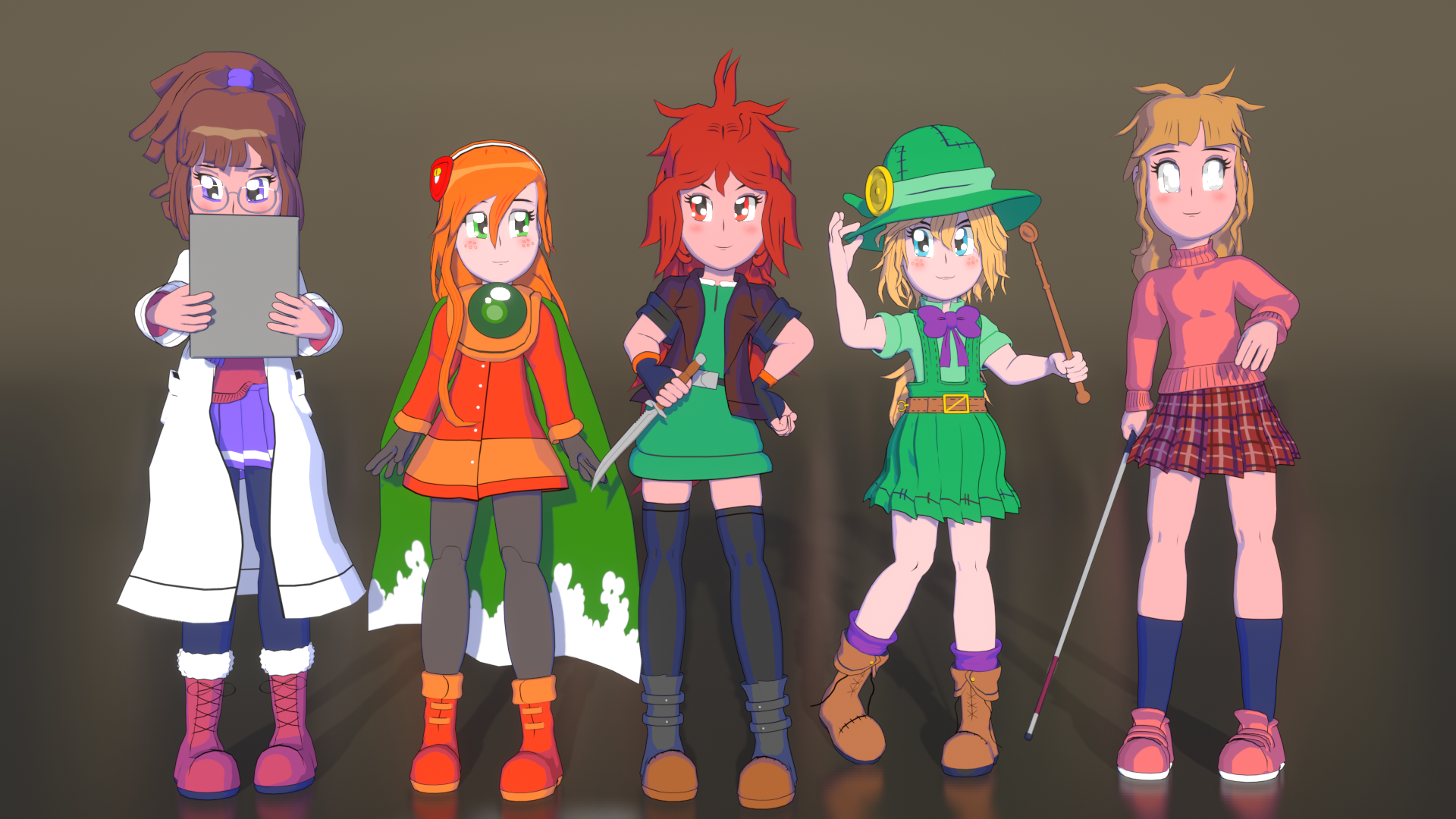 3d girls