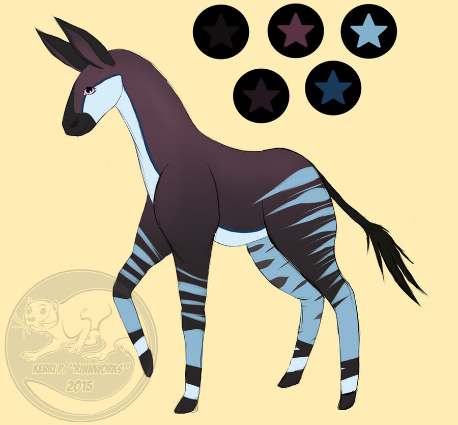 Okapi Character - OPEN! by OneCraftyLady on DeviantArt