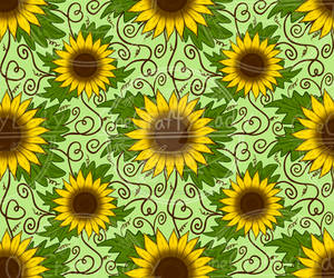 Sunflower Hearts Pattern