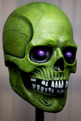 Halloween skull Green 2