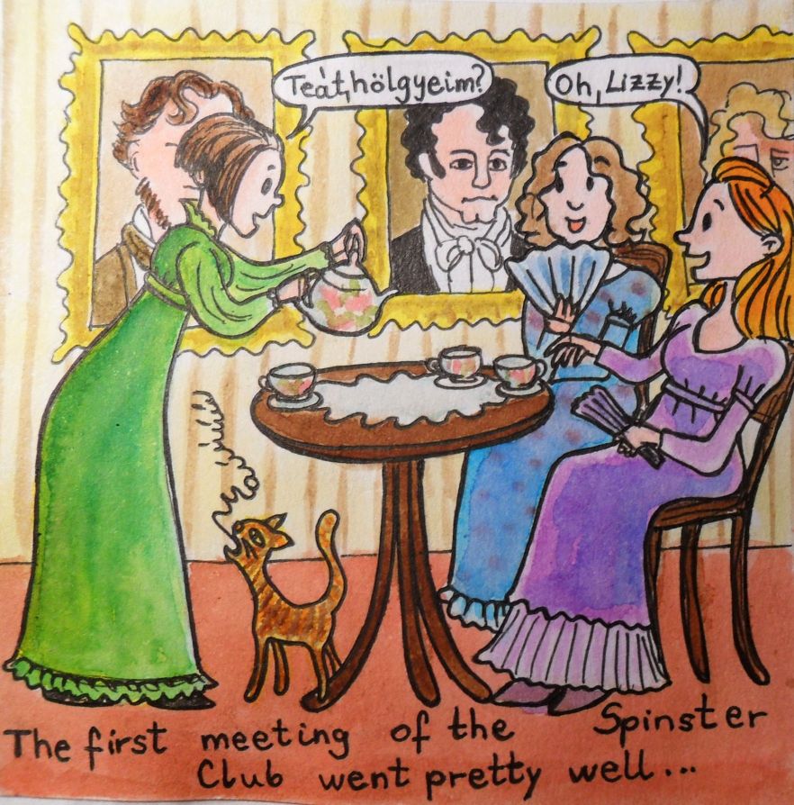 Illustration For - Spinster Club