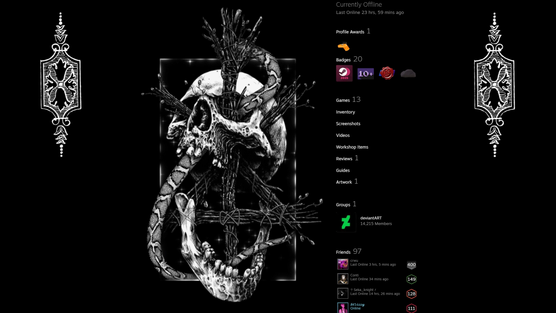 Snake | Skull - Featured Steam Artwork