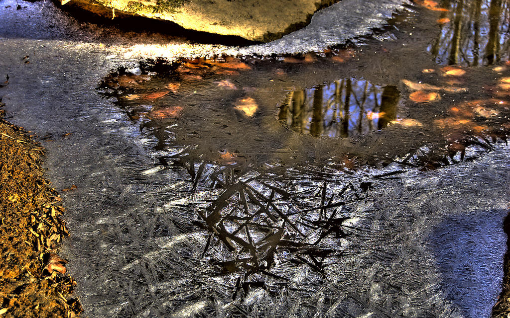 ice on creek