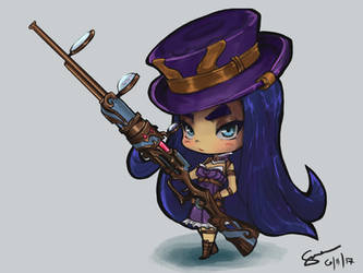 Chibi Caitlyn Fanart