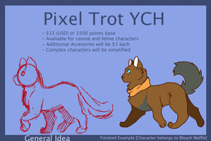 Pixel Animated Trot YCH