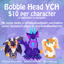 Bobble Head ANIMATED YCH | OPEN