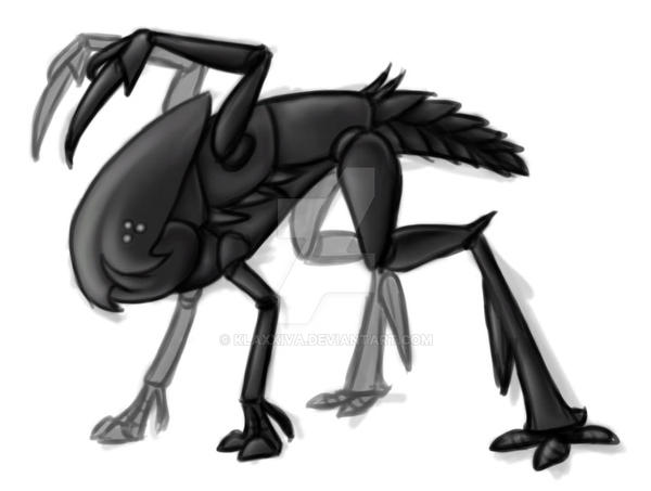 Insectoid Drawing Insectoid by Klaxxiva on DeviantArt