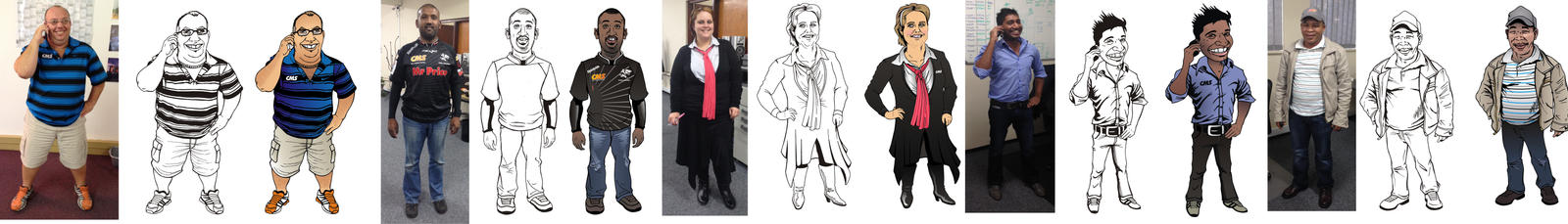 CMS staff characters in vector: the process...