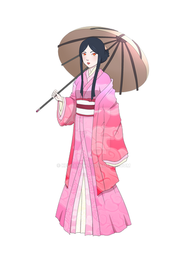 Hanae NarutoOC Ninja Art One Hundred Blossoms scan by JeticaForever on  DeviantArt